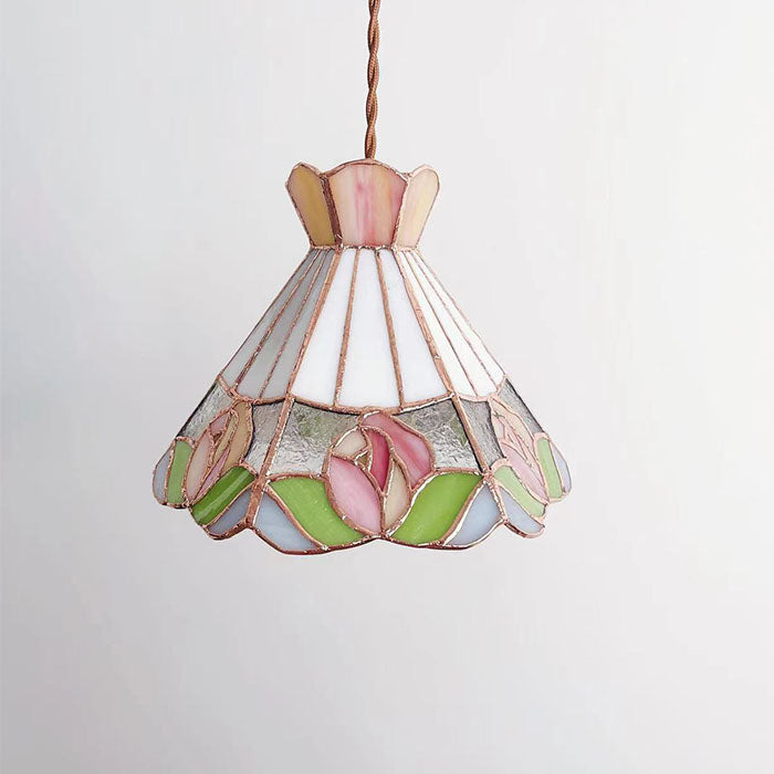 Stained Glass Chandelier