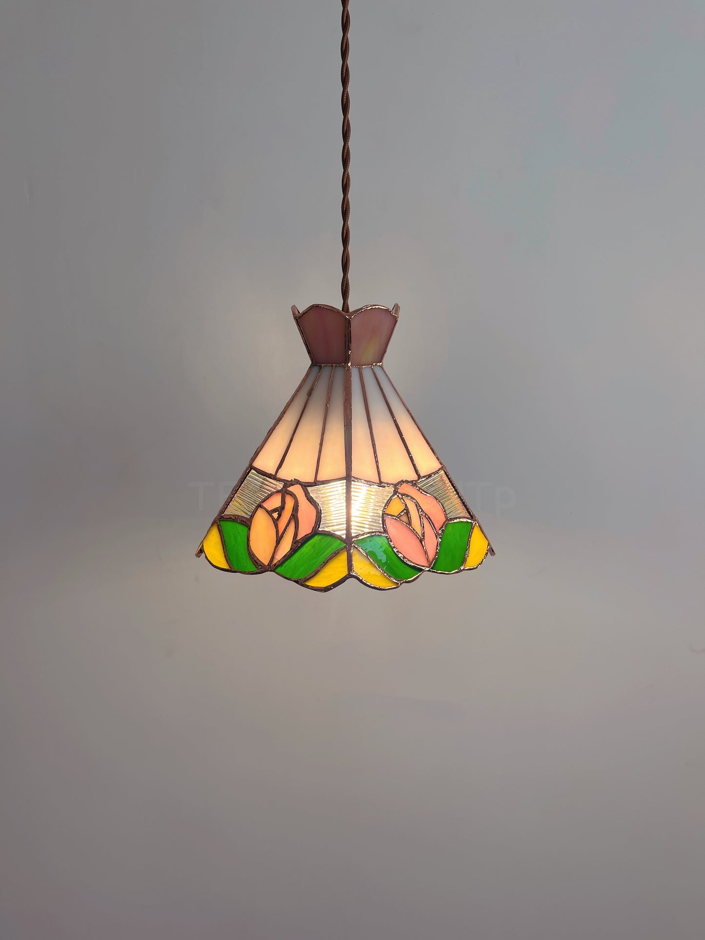 Stained Glass Chandelier