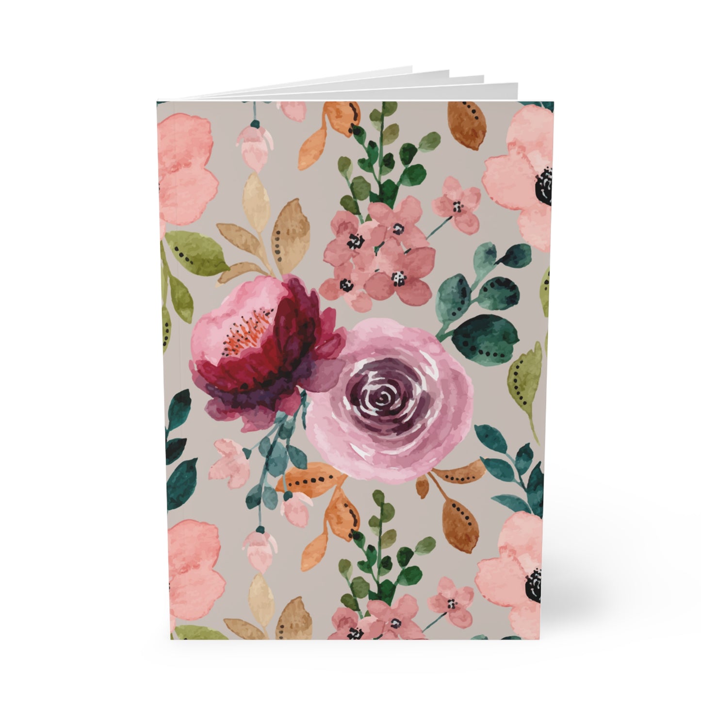 Floral Softcover Notebook