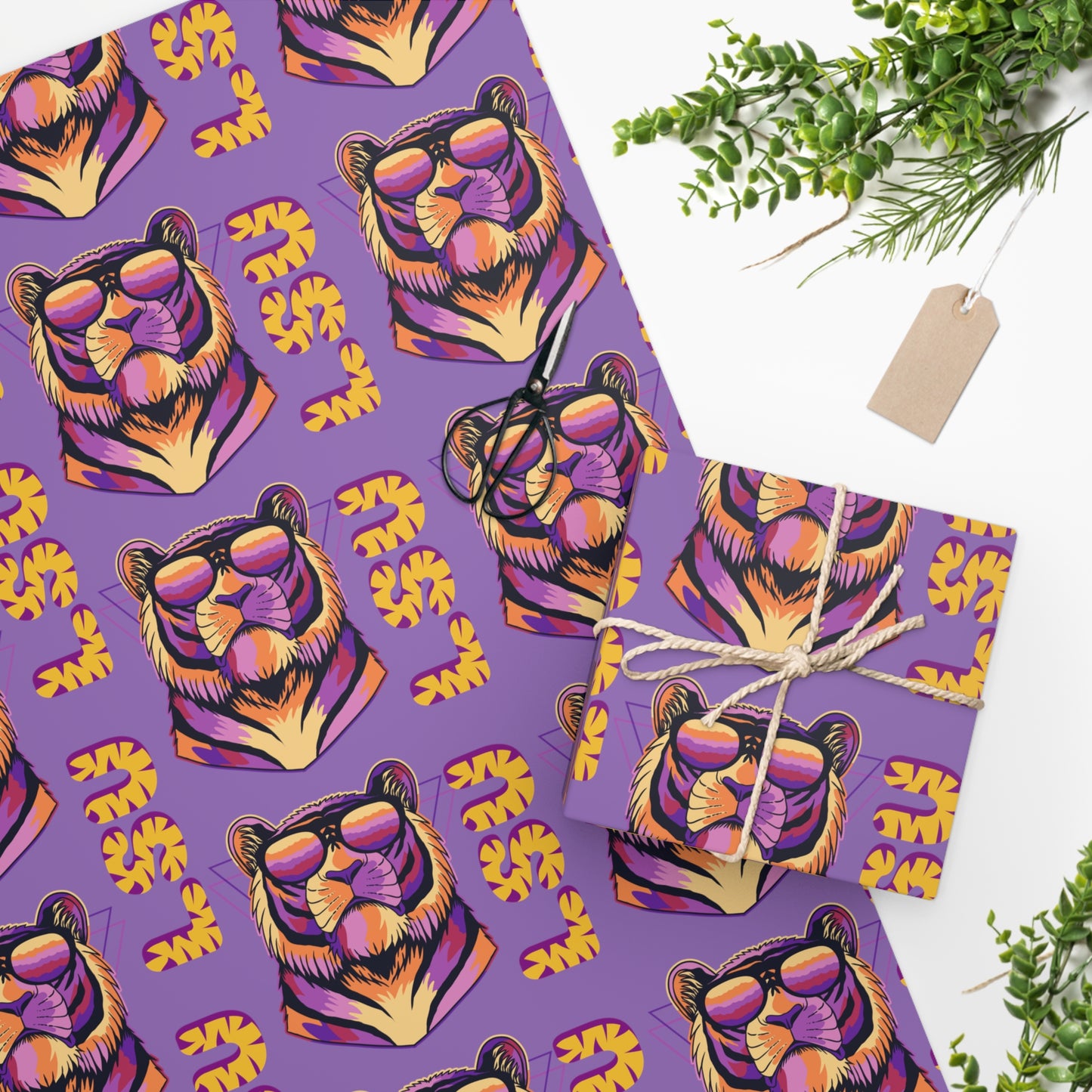 LSU Cool Tiger Wrapping Paper