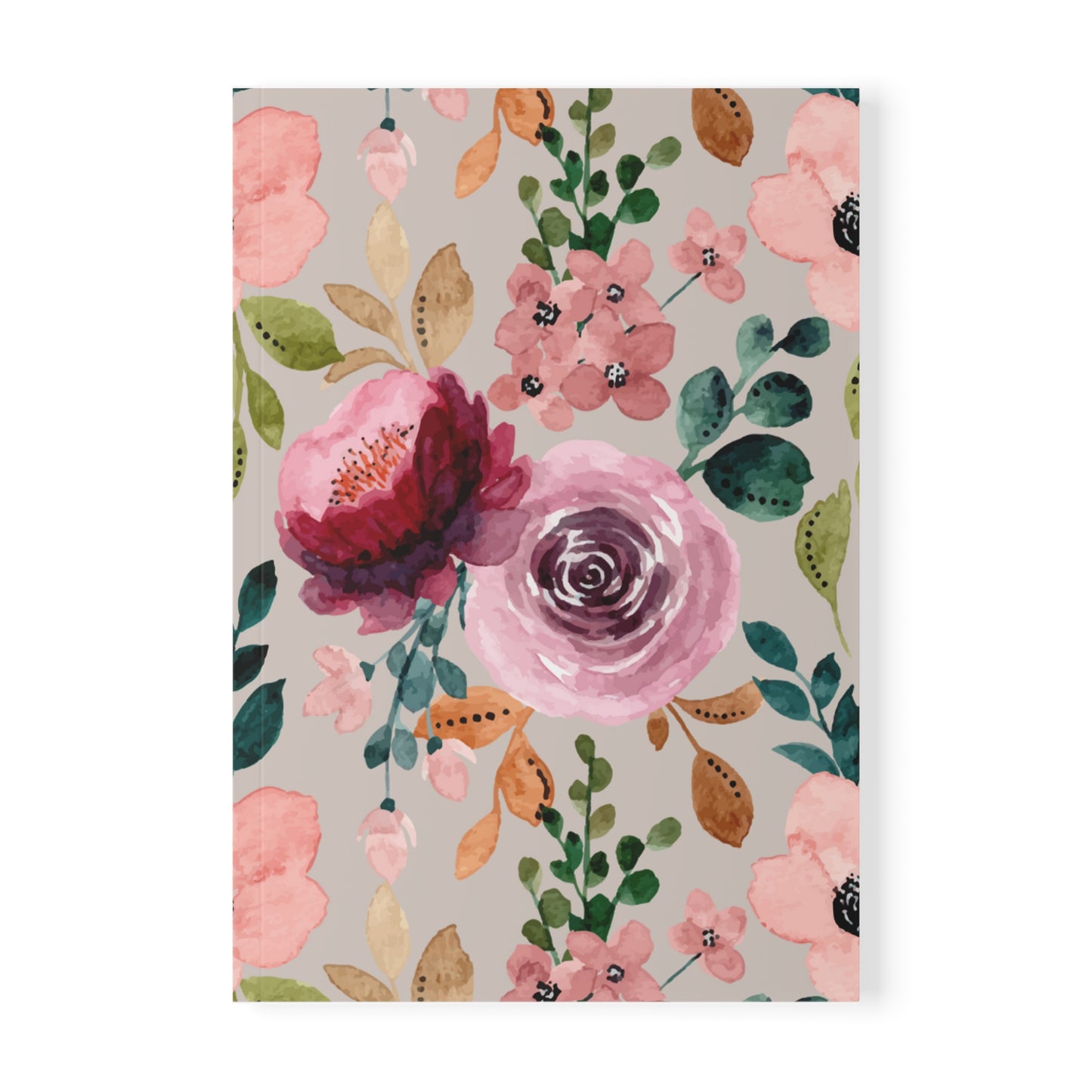 Floral Softcover Notebook