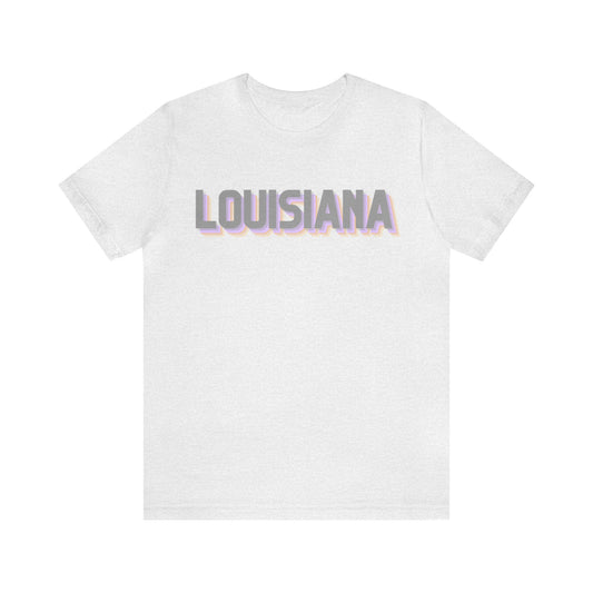 Louisiana Pride Jersey T-Shirt (Purple)