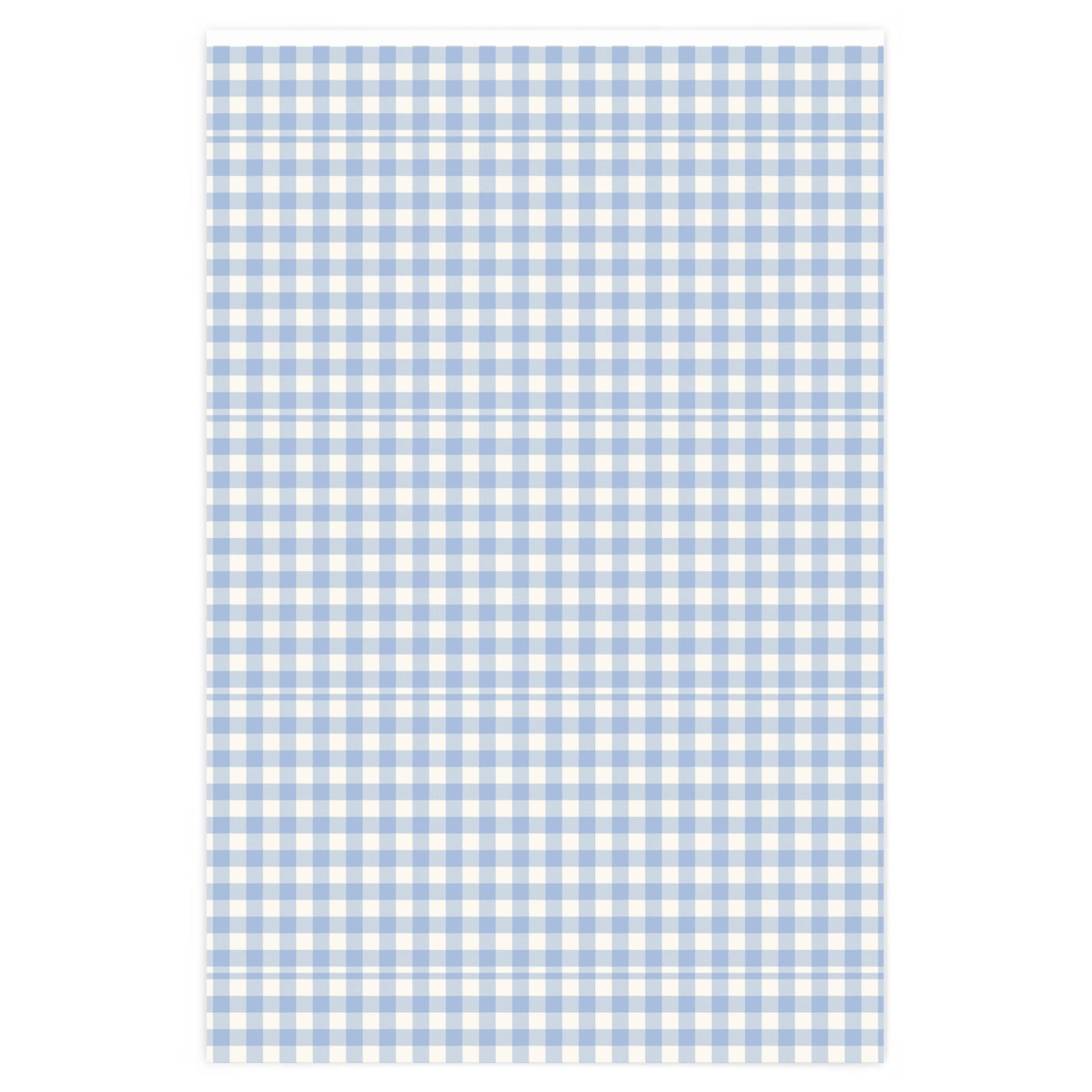 Blue Gingham Wrapping Paper