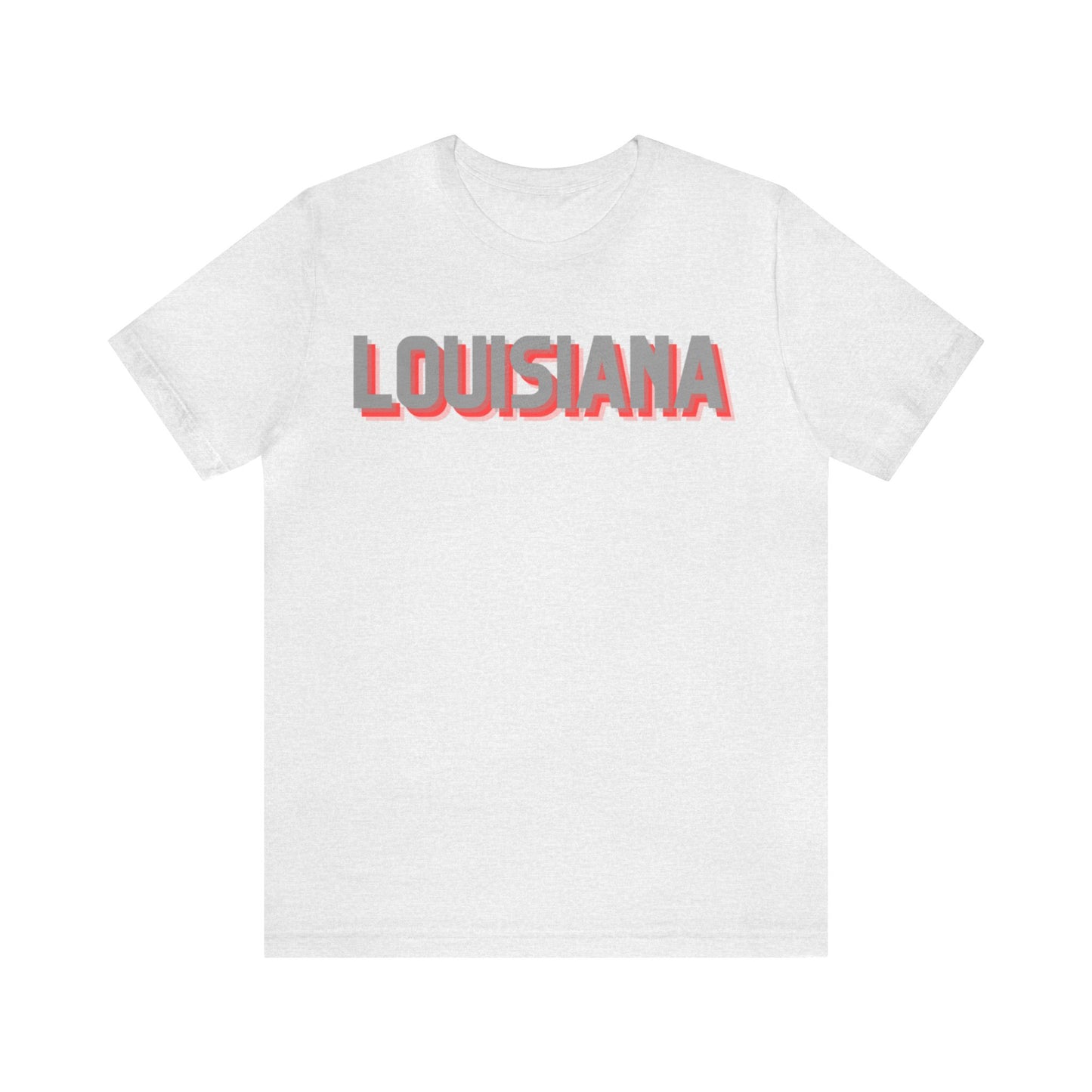 Louisiana Pride Jersey T-Shirt (Red)