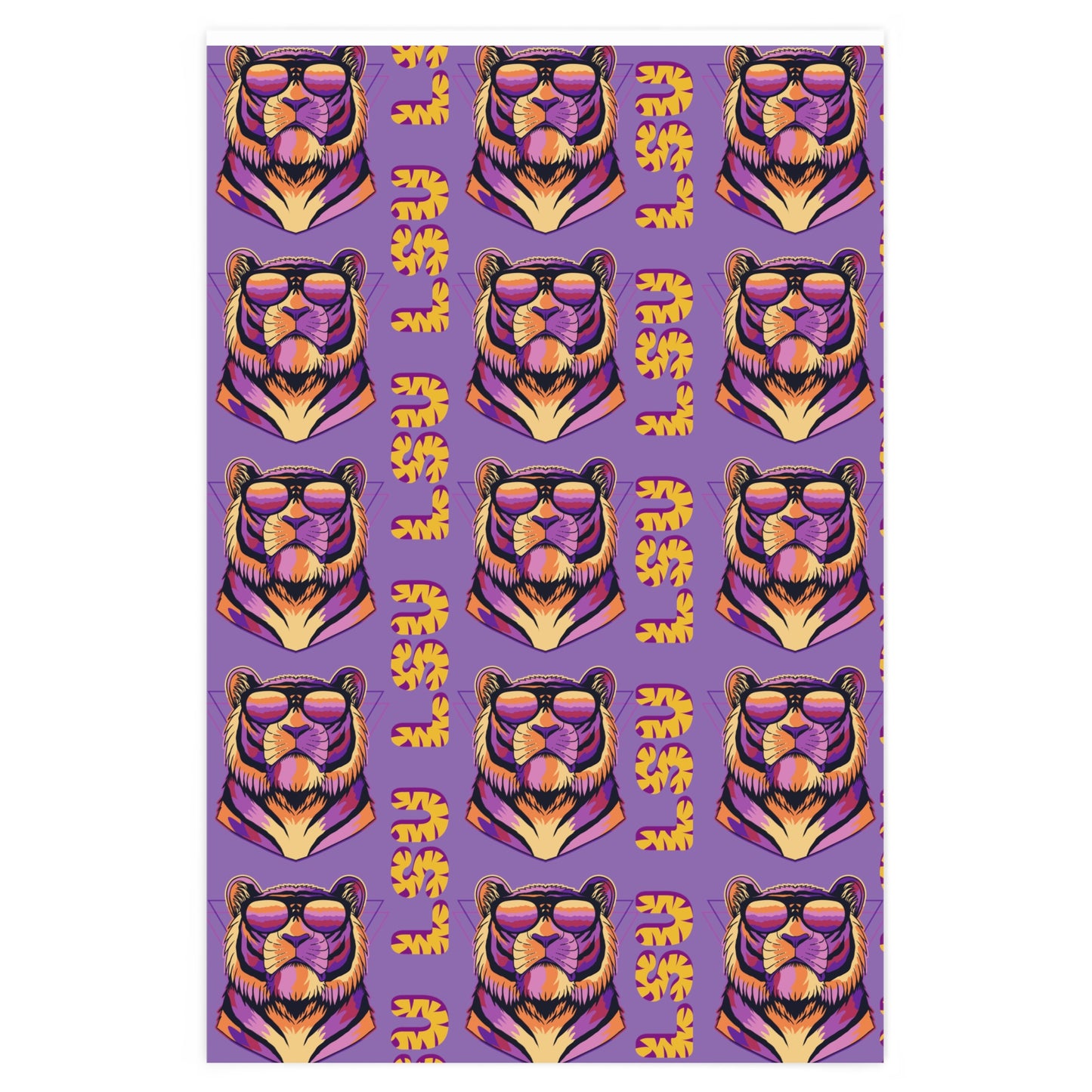 LSU Cool Tiger Wrapping Paper