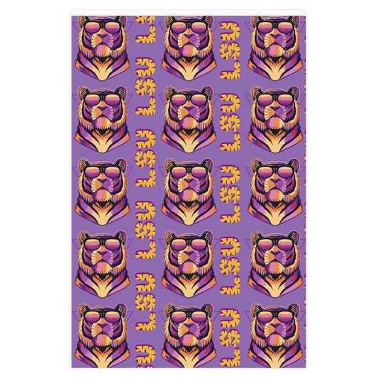 LSU Cool Tiger Wrapping Paper