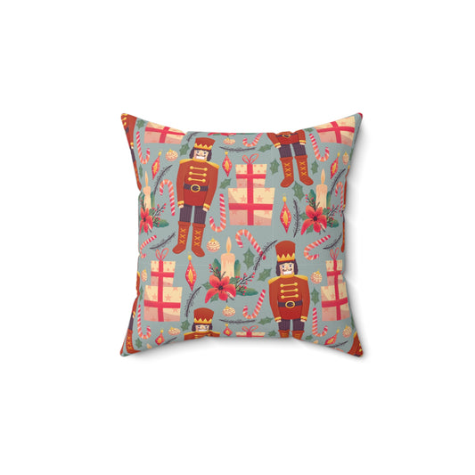 Nutcracker Christmas Pillow