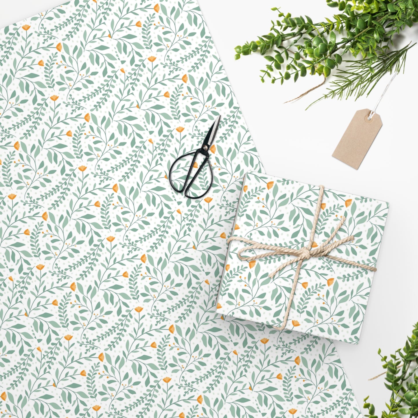 Sweet Twig Wrapping Paper