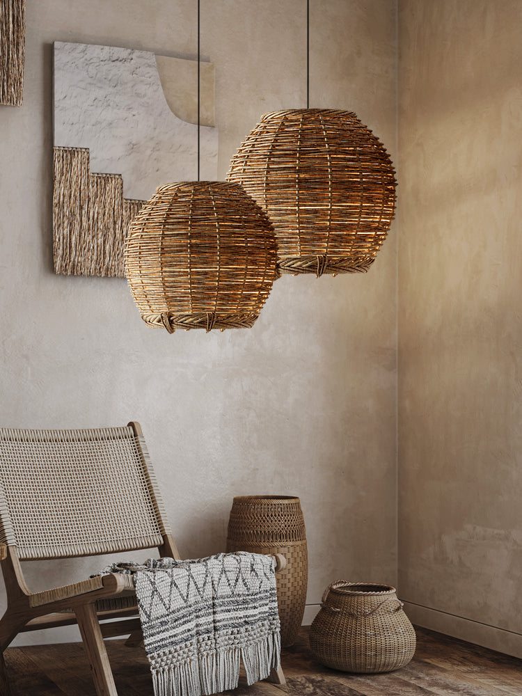 Rattan Chandelier