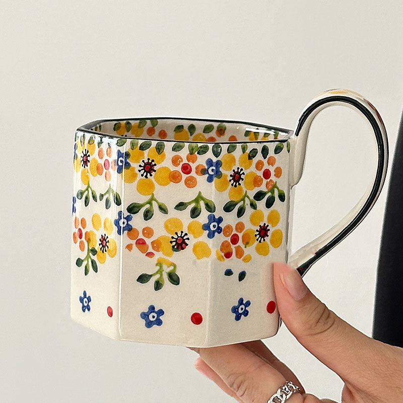 Yellow Flower Mug