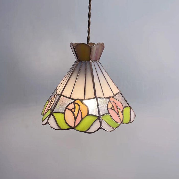 Stained Glass Chandelier