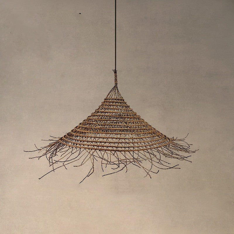 Rattan Chandelier