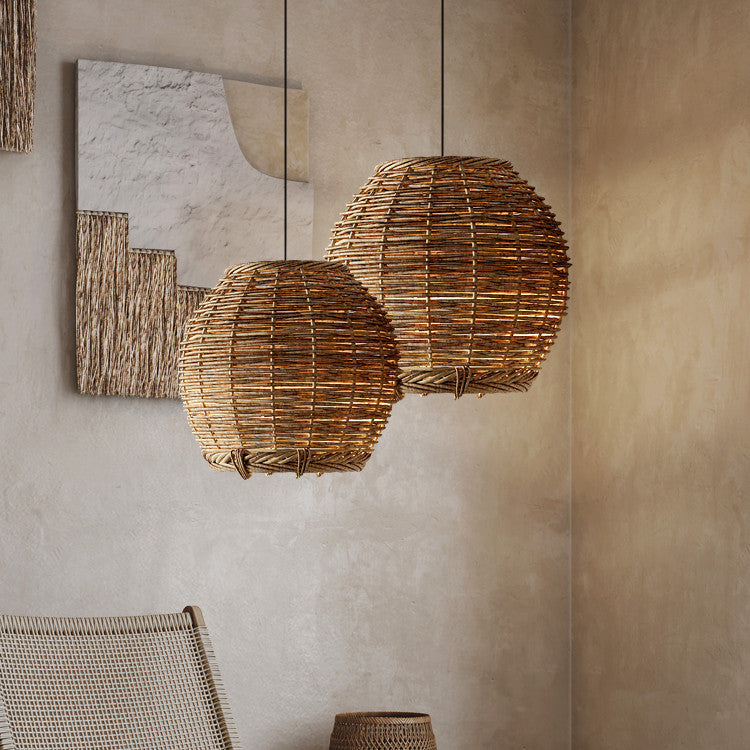 Rattan Chandelier