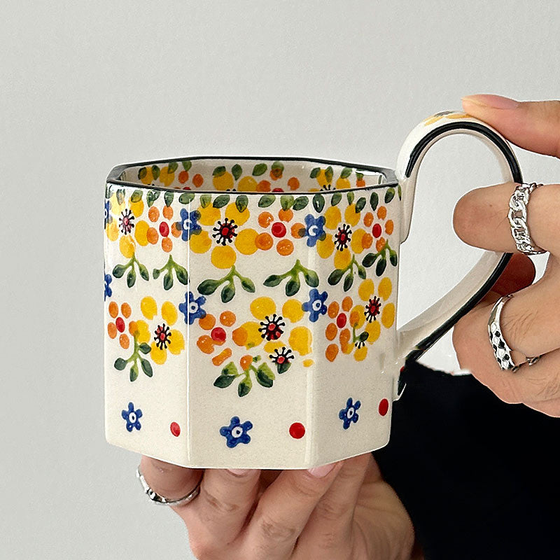 Yellow Flower Mug